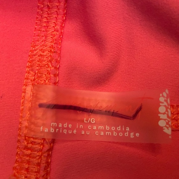 Free People Movement High-Rise Coral Leggings Size Large - Picture 9 of 9